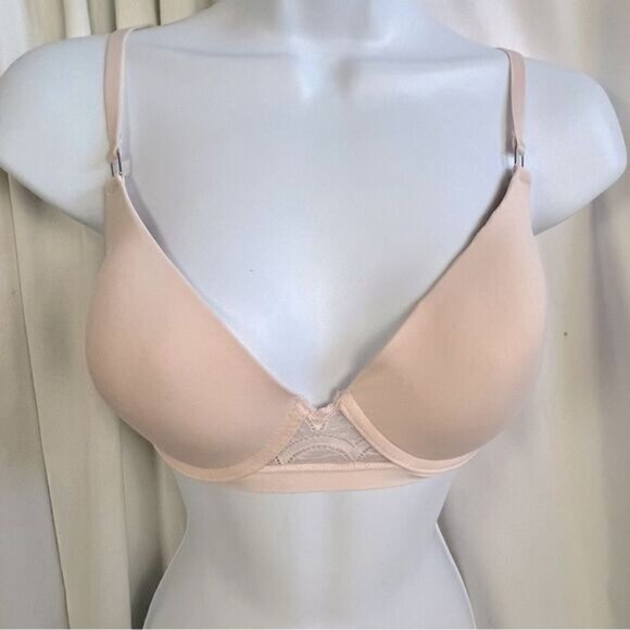 TAHARI BRA LIGHT PINK SIZE 36C - Picture 1 of 5